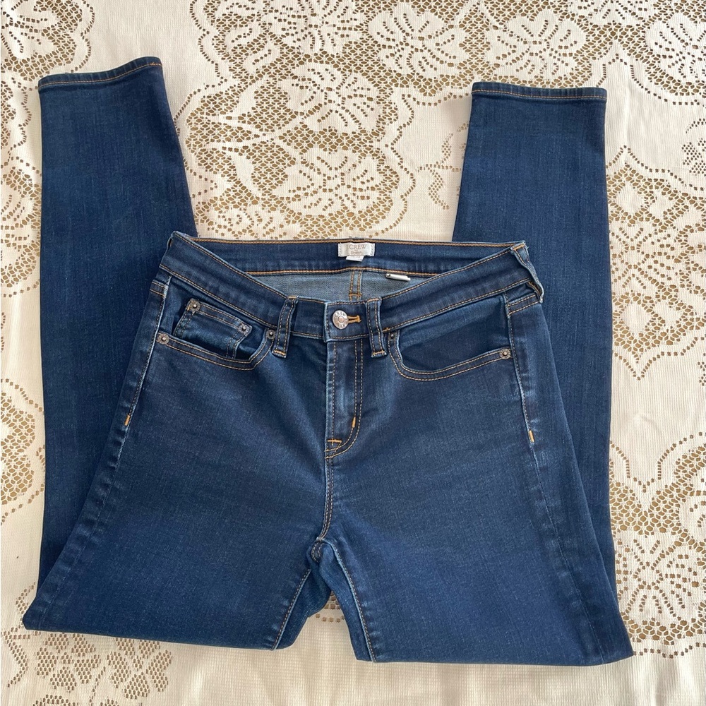 J. Crew Dark Blue Skinny Jeans